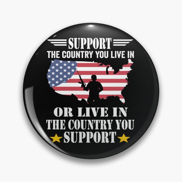Item preview, Support the Country You Live In or Live In Where You Support designed and sold by BOUCHERIT amine.