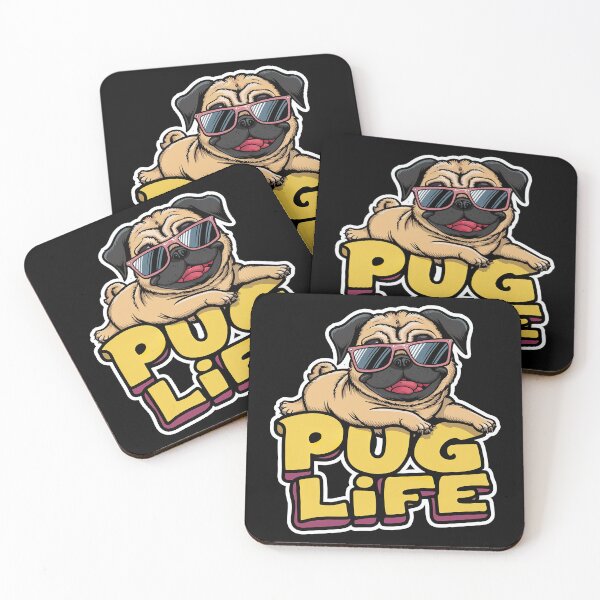 Item preview, Cute Cool Pug Life T-Shirt  designed and sold by Witty Shirts.