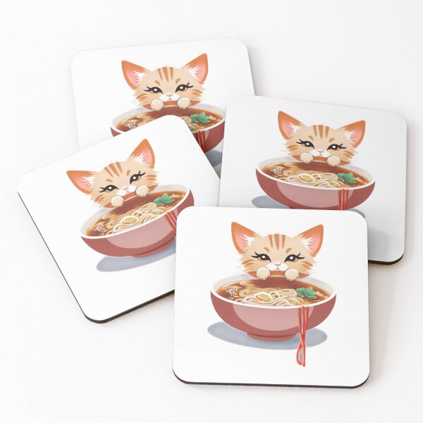 Item preview, How a Cute Kitten Found Bliss: The Noodle Devourer designed and sold by Fenomena Designs.