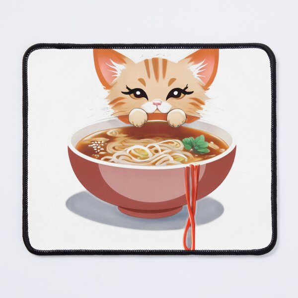 Item preview, How a Cute Kitten Found Bliss: The Noodle Devourer designed and sold by Fenomena Designs.
