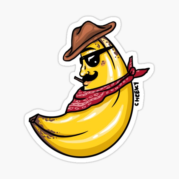 Banana Buzz Sticker