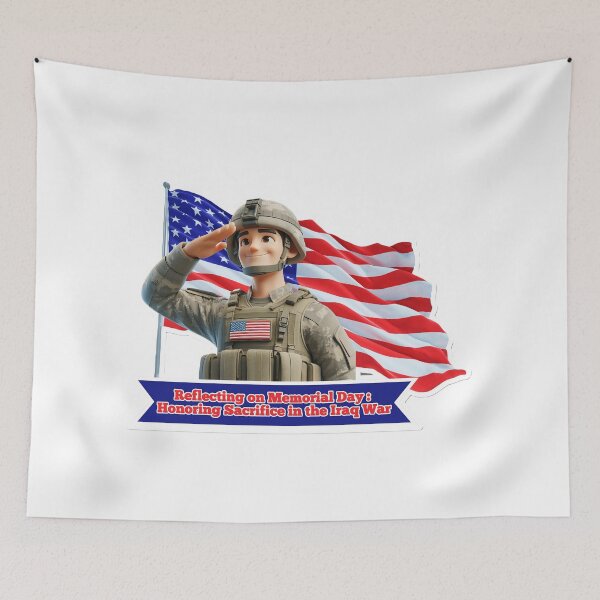 Item preview, Reflecting on Memorial Day: Honoring Sacrifice in the Iraq War designed and sold by myfigaidea.