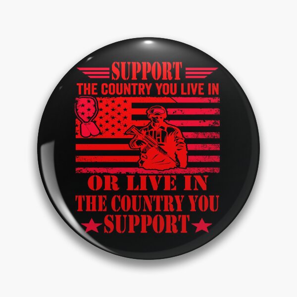 Item preview, Support the Country You Live In or Live In Where You Support designed and sold by BOUCHERIT amine.