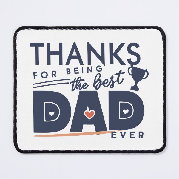 Item preview, Thanks for Being the Best Dad Ever: Modern Father's Day Gift Art designed and sold by HahaHandlesHub.