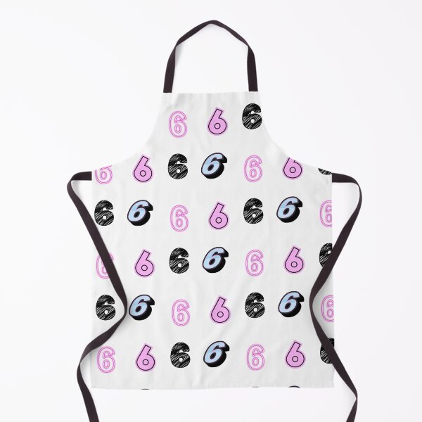 Item preview, pack of stickers, number six, different illustrations designed and sold by Numbers-Art.