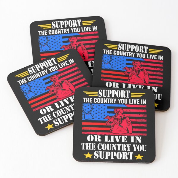 Item preview, Support the Country You Live In or Live In Where You Support designed and sold by BOUCHERIT amine.