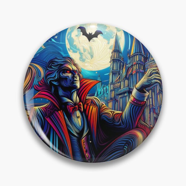 Item preview, Vampire: Vibrant Optical Illusion designed and sold by ArtemisDesignAI.