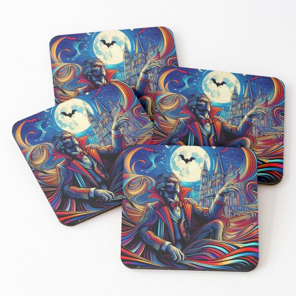 Item preview, Vampire: Vibrant Optical Illusion designed and sold by ArtemisDesignAI.