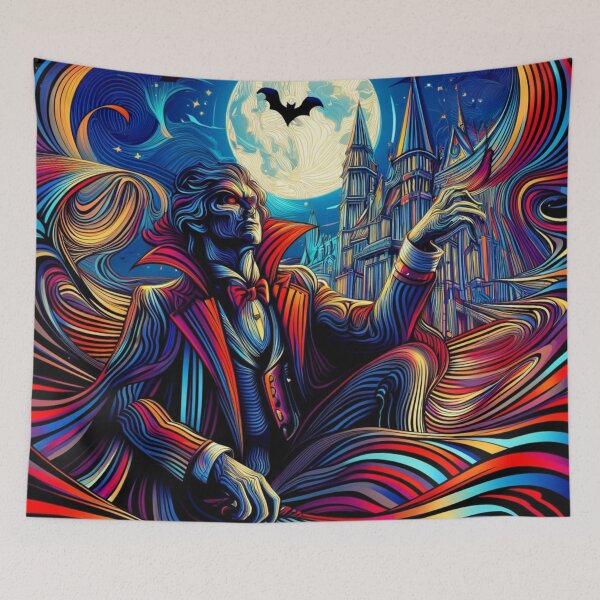 Item preview, Vampire: Vibrant Optical Illusion designed and sold by ArtemisDesignAI.