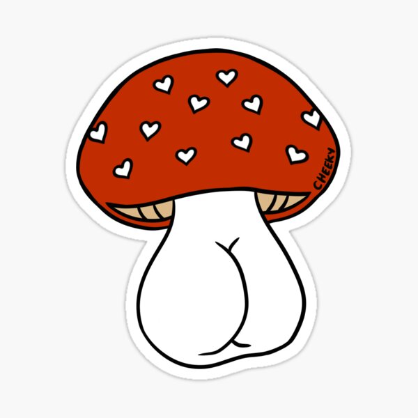 Mushroom Booty Sticker
