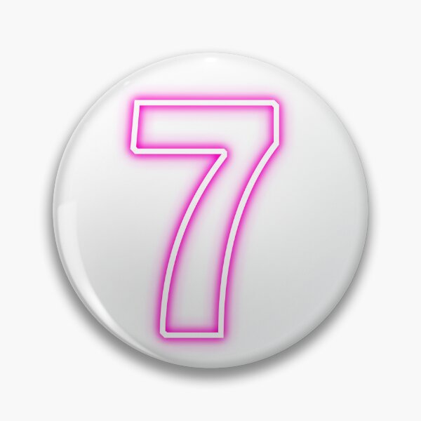 Item preview, pack of stickers, number seven, different illustrations designed and sold by Numbers-Art.