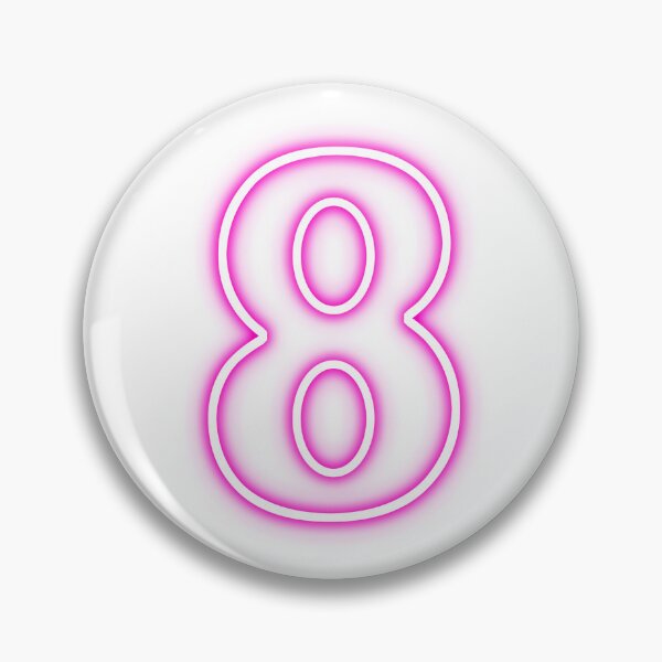Item preview, pack of stickers, number eight, different illustrations designed and sold by Numbers-Art.