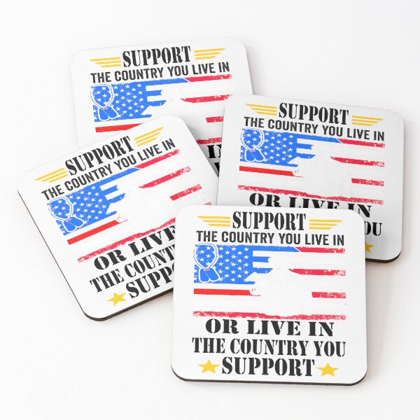 Item preview, Support the Country You Live In or Live In Where You Support designed and sold by BOUCHERIT amine.