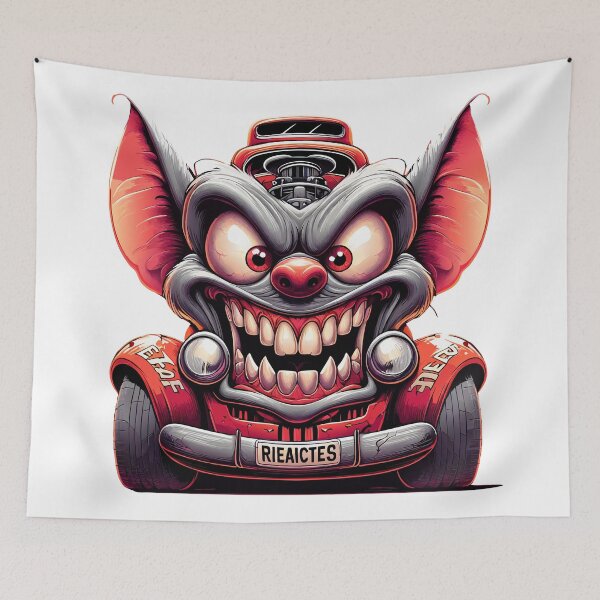 Item preview, Revved Up Rebel - Hot Rod Monster Mash designed and sold by Designowner.