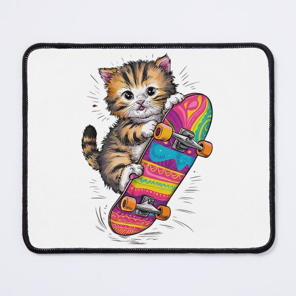 Item preview, Skater Kitten designed and sold by likbatonboot.