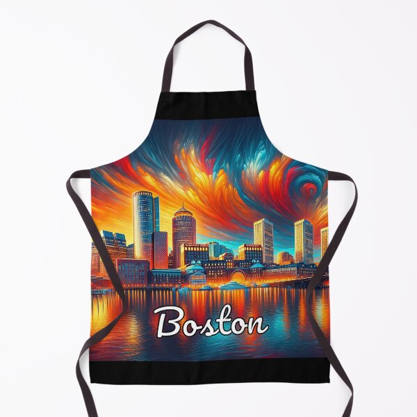 Item preview, Boston Sunset Skyline - Cityscape Splendor designed and sold by BurrisGallery.