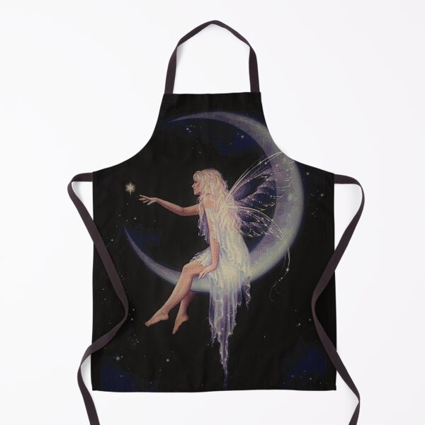 Item preview, Fairy sitting on moon designed and sold by Bunniesshop444.