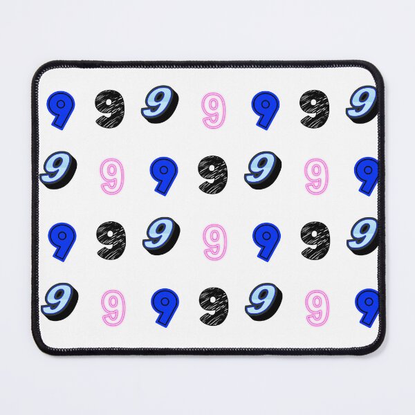 Item preview, pack of stickers, number nine, different illustrations designed and sold by Numbers-Art.