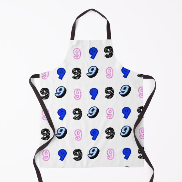Item preview, pack of stickers, number nine, different illustrations designed and sold by Numbers-Art.