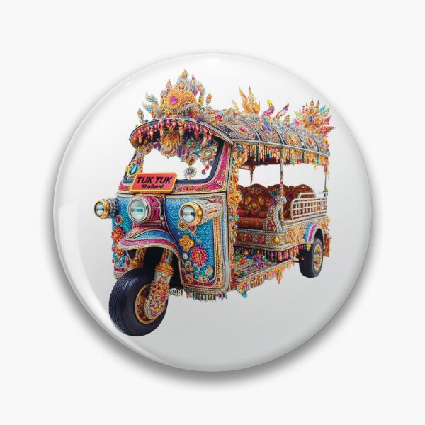 Item preview, Tuk Tuk AMEZING Thailand Exciting experience symbolic, Uniqueness of Bangkok Thailand Luxurious, decorated with diamonds, gems, precious gems. designed and sold by Bspaces.