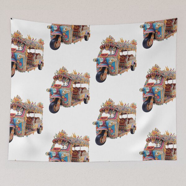 Item preview,  Tuk Tuk AMEZING Thailand Exciting experience symbolic,  Uniqueness of Bangkok Thailand Luxurious, decorated with diamonds, gems, precious gems. designed and sold by Bspaces.