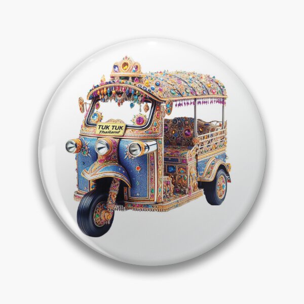 Item preview, Tuk Tuk AMEZING Thailand Exciting experience symbolic,  Uniqueness of Bangkok Thailand Luxurious, decorated with diamonds, gems, precious gems. designed and sold by Bspaces.