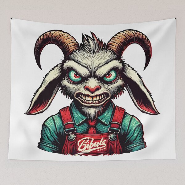 Item preview, Goat Rat Fink - Hot Rod Monster Mash designed and sold by Designowner.