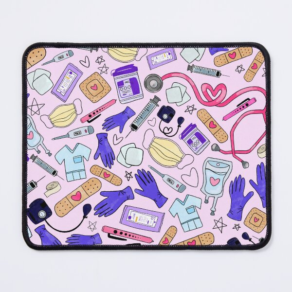 Item preview, Nursing Essentials - Pink Themed designed and sold by NurseLauraDraws.