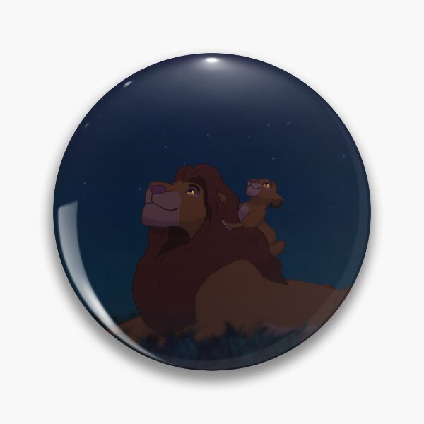 Artikelvorschau, Simba und Mufasa schauen zu den Sternen entworfen und verkauft von MoonlightDisney.