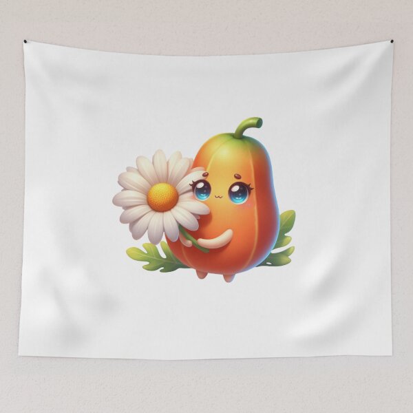 Item preview, Kawaii peachy pear daisy designed and sold by Josie37.