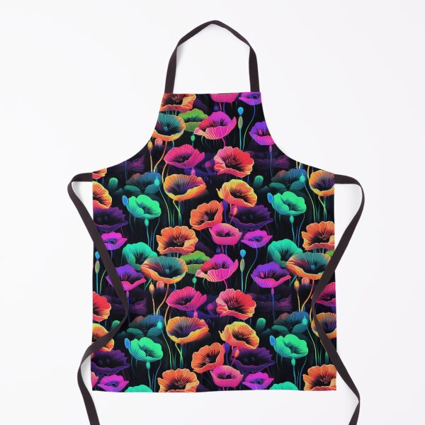 Item preview, Neon Poppies: Vibrant Floral Art designed and sold by SBD-Shop.