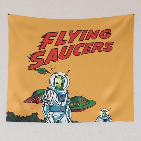 Item preview, Flying Saucers Vintage Comic  designed and sold by Corinne Alexa Jackson.