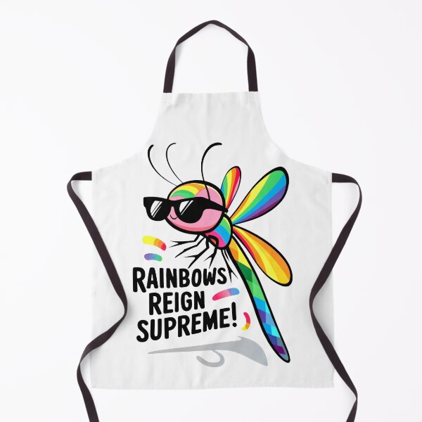 Item preview, Rainbow Reigns Supreme: A Stylish Dragonfly with Pride Sunglasses designed and sold by SplashTastic.