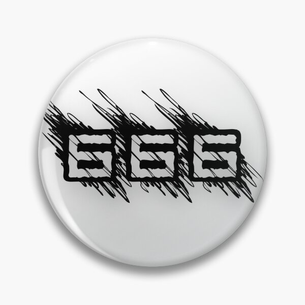 Item preview, pack of stickers, number six six six, different illustrations designed and sold by Numbers-Art.