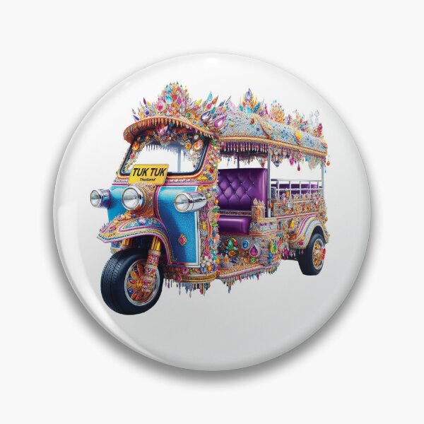 Item preview, Tuk Tuk Vol:4 AMEZING Thailand Exciting experience symbolic, Uniqueness of Bangkok Thailand Luxurious, decorated with diamonds, gems, precious gems. designed and sold by Bspaces.
