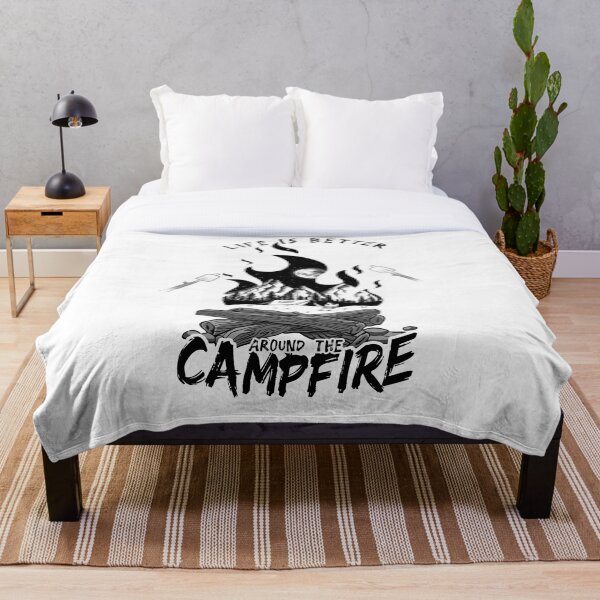 Item preview, campfire minimalist art designed and sold by Afire Designs.