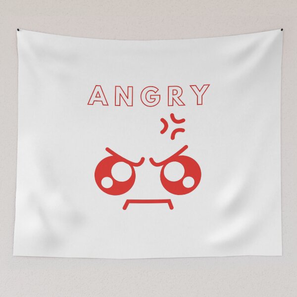 Item preview, Angry Emoji designed and sold by KINGSMILESTORE.