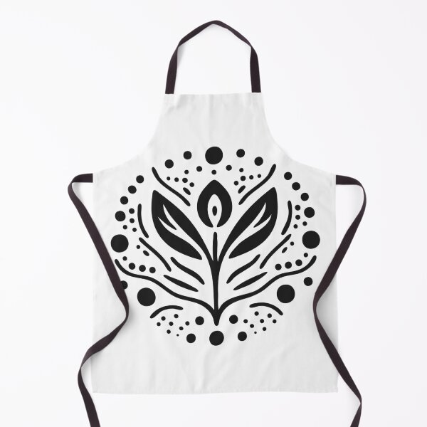 Item preview, Black Flower in Polish Folklore Style designed and sold by SlavicFolk.