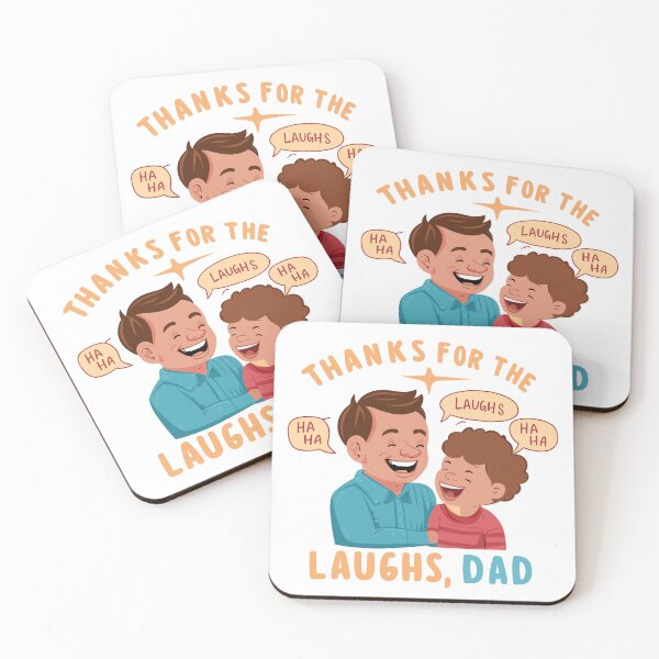 Item preview, Dad's Laughter Legacy" - Heartwarming Father's Day Humor Art designed and sold by HahaHandlesHub.