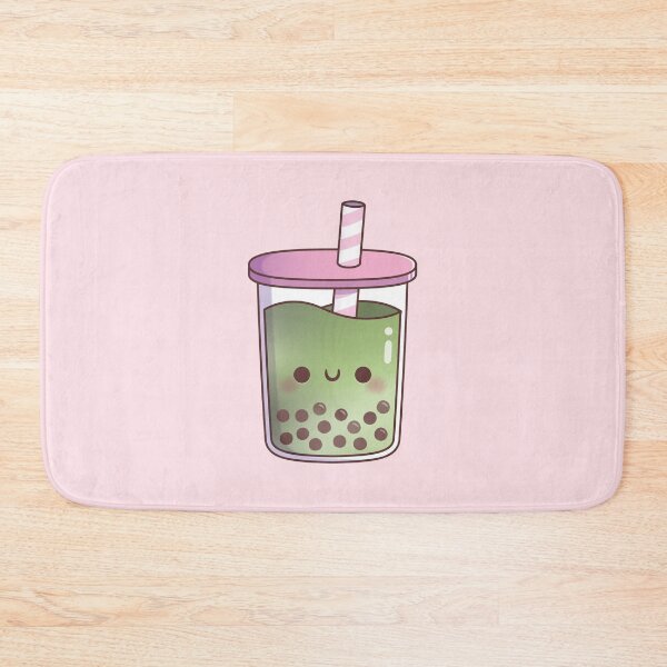 Item preview, Cute Green Tea Matcha Latte Boba Tea designed and sold by rustydoodle.