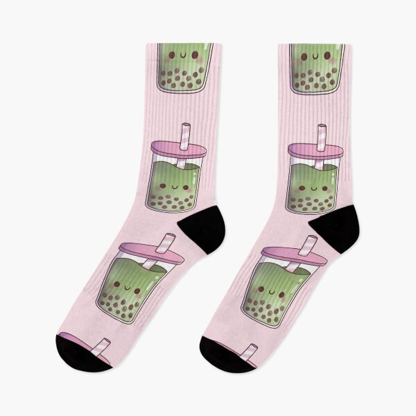 Item preview, Cute Green Tea Matcha Latte Boba Tea designed and sold by rustydoodle.