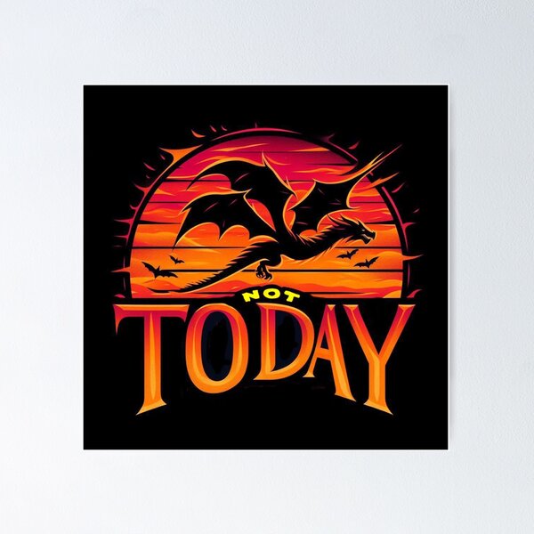 Item preview, Not Today designed and sold by Myra365Art.