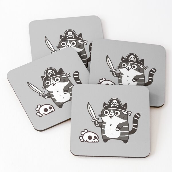 Item preview, Funny Cat Pirate designed and sold by VerveVerseBoo.