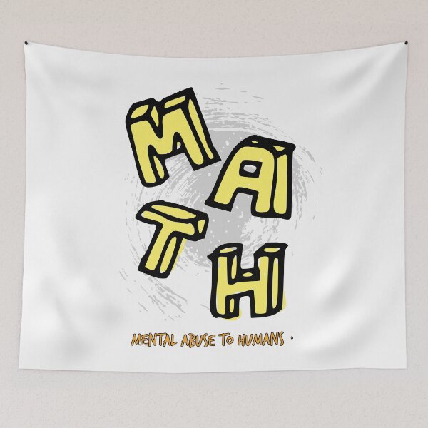 Item preview, math is mental abuse of human funny engineering t-shirt | MATH Mental Abuse To Humans designed and sold by KARTICK DUTTA.