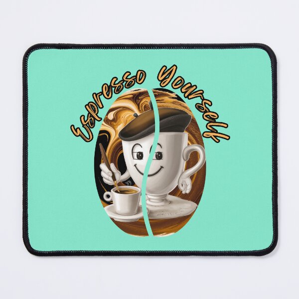 Item preview, Espresso Yourself Coffee Cup Painter Design - Creative and Motivational Coffee Art, Unique Gift Ideas, Digital Art, Mom Gift, Dad Gift designed and sold by ATSCreationsZA.
