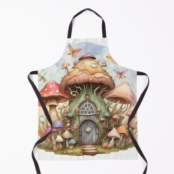 Item preview, Watercolor Wonderland: Mushroom House designed and sold by Craft99.