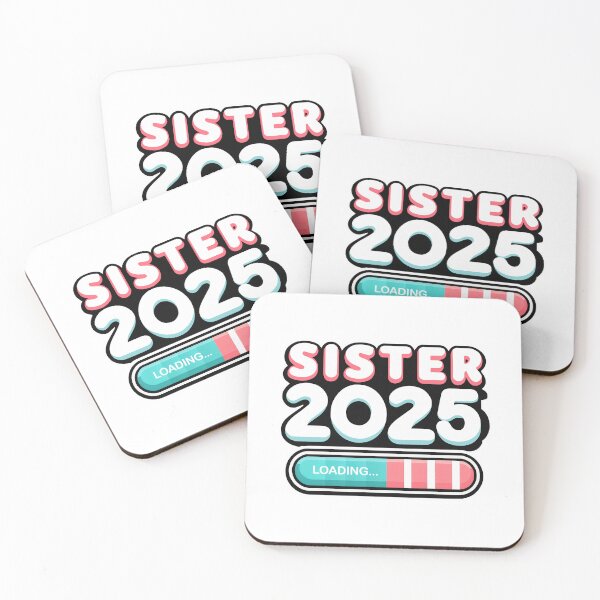 Item preview, Promoted to Sister 2025 Loading Bar Pregnancy Announcement designed and sold by Lollipoppastel.