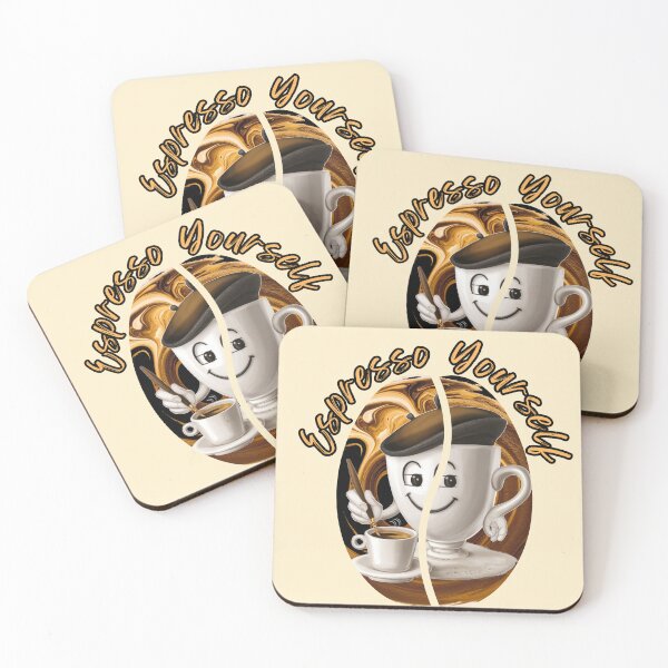 Item preview, Espresso Yourself Coffee Cup Painter Design - Creative and Motivational Coffee Art, Unique Gift Ideas, Digital Art, Mom Gift, Dad Gift designed and sold by ATSCreationsZA.