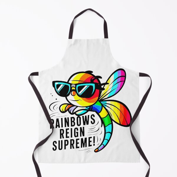 Item preview, ainbow Royalty: A Stylish Dragonfly with Shades Rules the Skies designed and sold by SplashTastic.