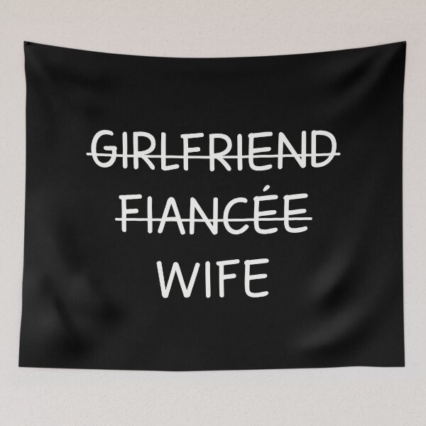 Item preview, Girlfriend Fiancee Wife  designed and sold by RareBunny.